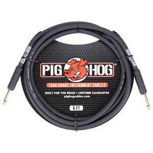 Pig Hog Tour Grade Instrument Cable 6 ft.